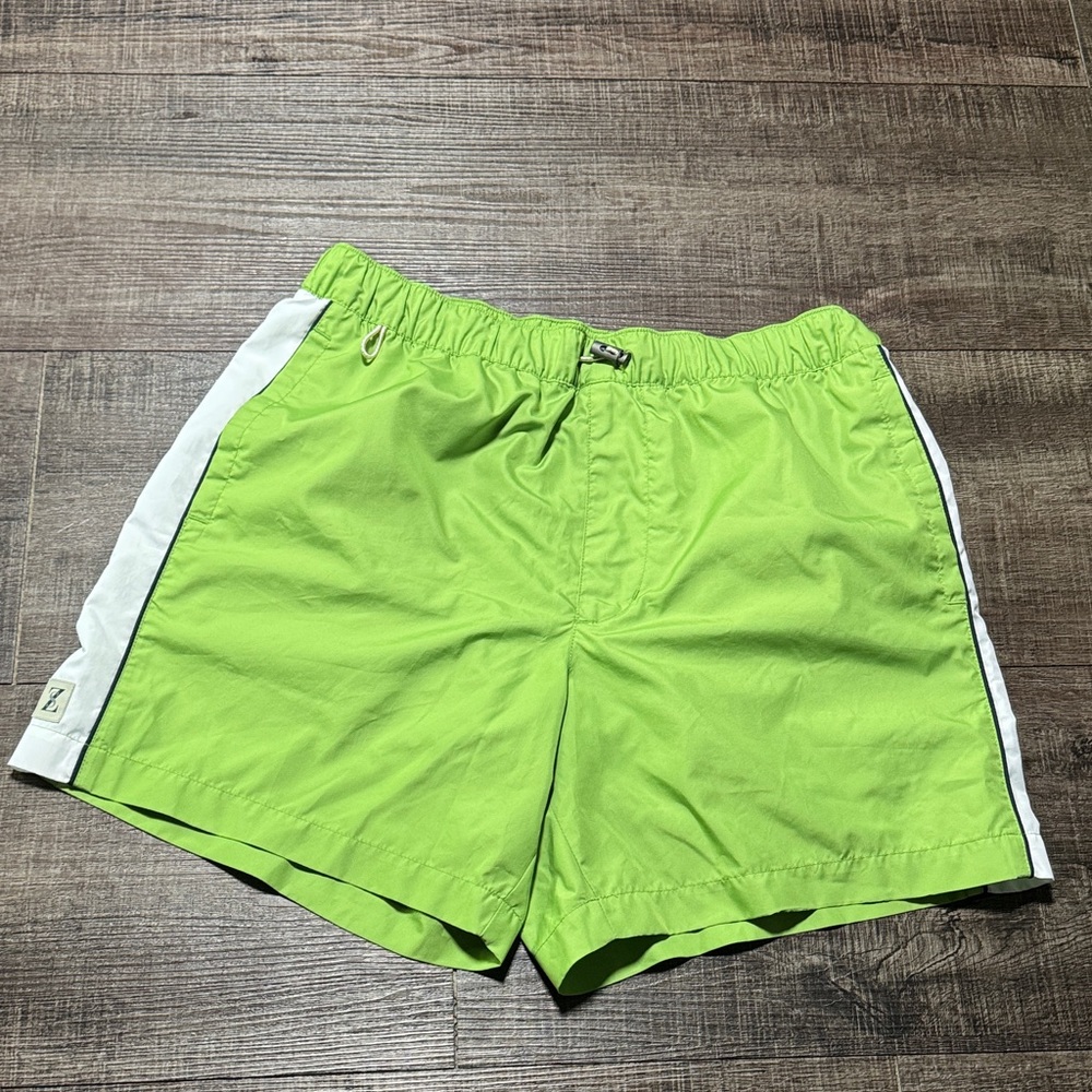 Zegna Sport Swim Trunks with White Accents